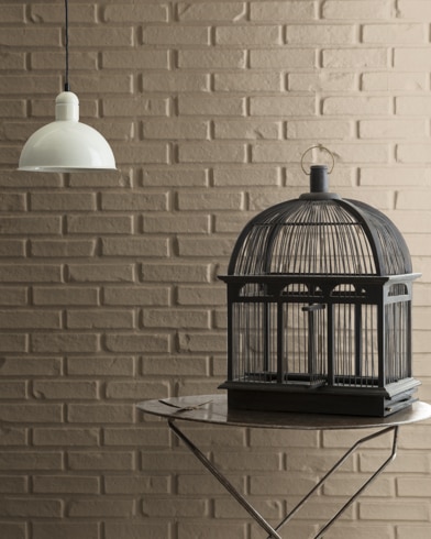 Painted wall with Rustic Taupe 999