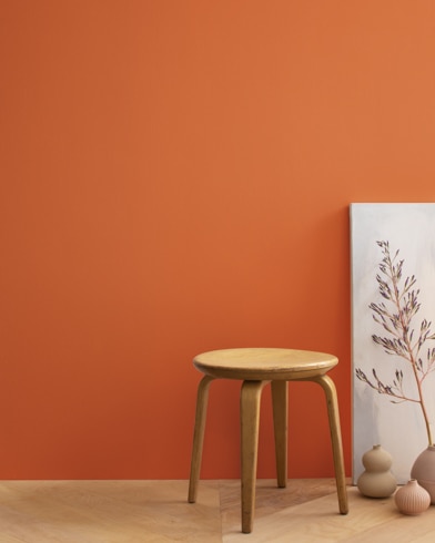Painted wall with Fall Harvest 2168-10