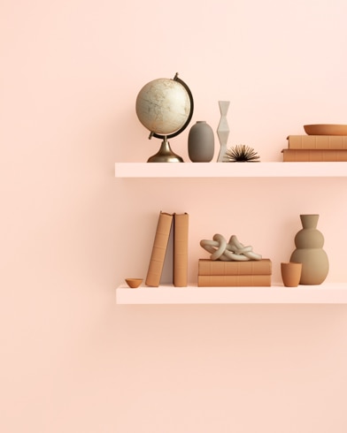 Painted wall with Peach Cloud 2169-60